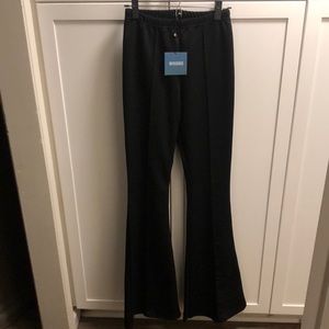 Wide leg/bellbottom black pants (tall)